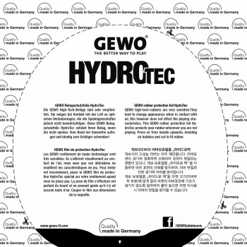 Feuille de protection HydroTec